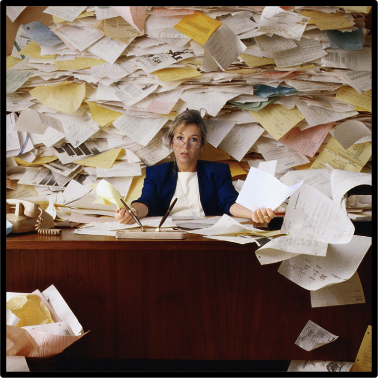 Too much paperwork
